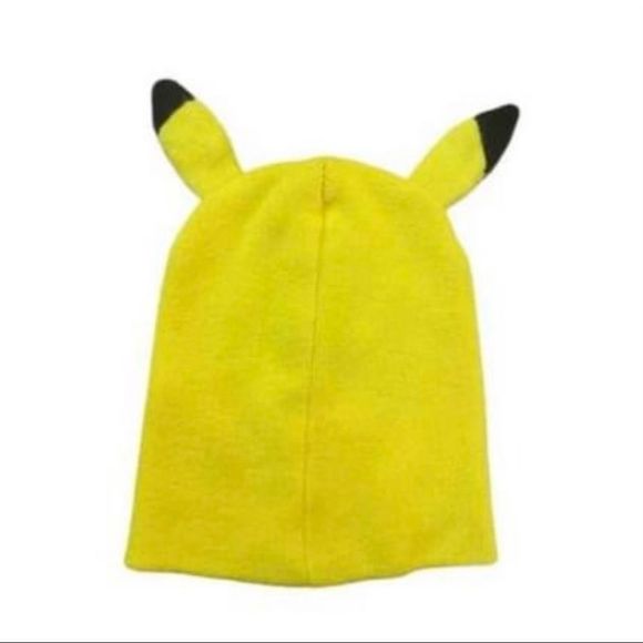 Pokémon Pikachu 3 D Ear Youth Kid’s Knit Beanie Cap - Picture 4 of 7